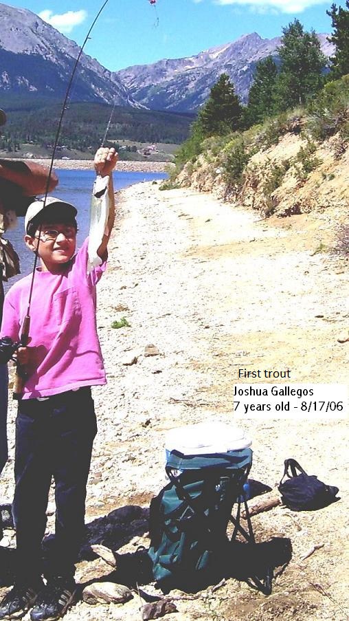 Joshua first trout2 Joshua first trout2